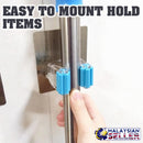 idrop Wall Chrome Sticker Mount Mop Clip Roll Holder