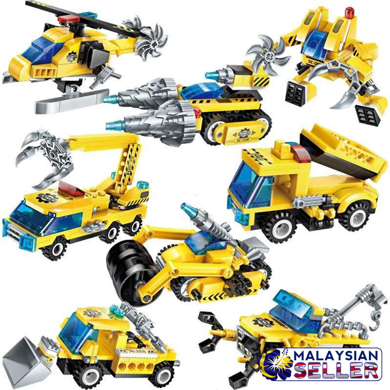 idrop [ ENLIGHTEN ] TRANSFORM MECHA Construction Robot Transformer Toy