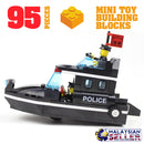 idrop ENLIGHTEN [ POLICE BOAT ]- Police Series Building Block Toy ( 95 pcs )
