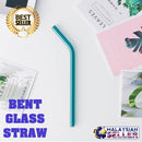 idrop GLASS STRAW - Bent Glassed Drinking Straw