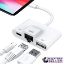 idrop USB-C Ethernet OTG Adapter [ Type C to Type C / RJ45 / USB ]