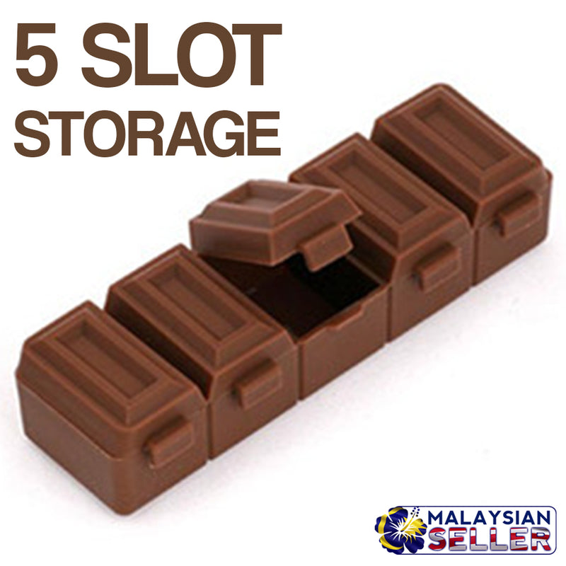 idrop Chocolate Store Box - Candy  Medicine Pill Storage