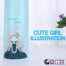 idrop 300ml Portable Insulated Drinking Bottle Flask for Girls