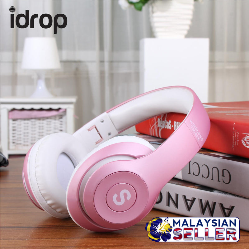 idrop TM-028 Wireless Bluetooth Headset Stereo/MP3/Headset