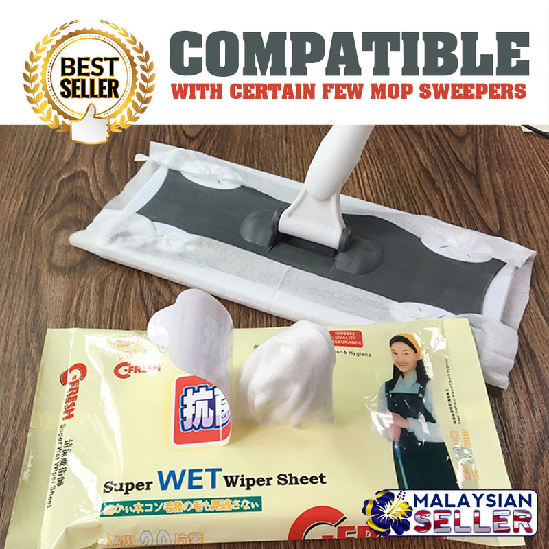 idrop Super Wet Wiper Sheets [ 20 Sheets ]