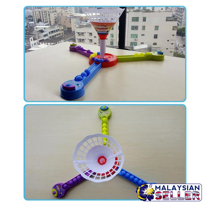 idrop Funny Game Ball Shoot Activate Triple Challenge Catapult Shooting Game Toys for Children