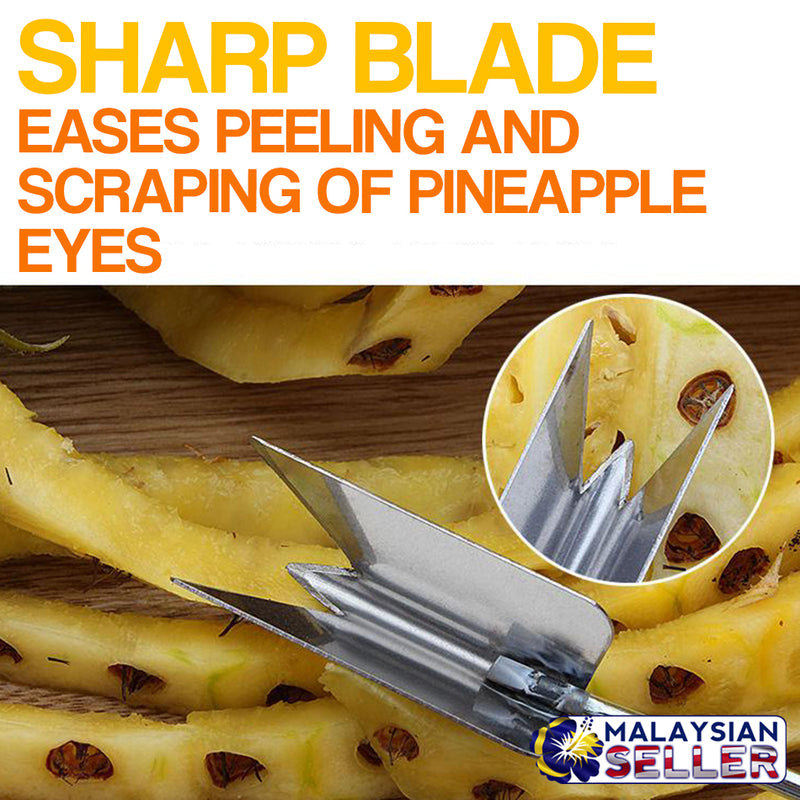 idrop Pineapple Eye Stainless Steel Peeler Scraper