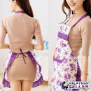 idrop Kitchen Apron [ Colorful Floral Motive Design ]