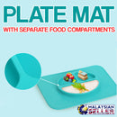 idrop MAT PLATE - Children Flexible Non Slip Eating Plate