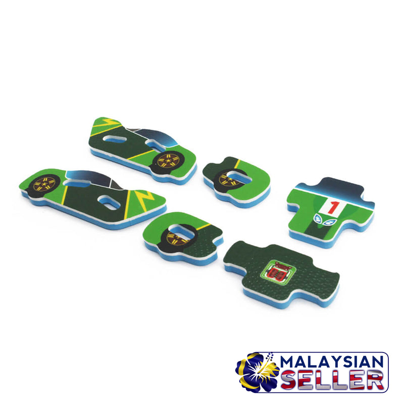 idrop Racing Track with DIY Car Puzzle Mat Foam for Babies Kids Children