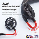 idrop NECKBAND FAN - Wearable Neck Hanging USB Cooling Mini Fan
