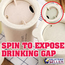 idrop 400ml Wheat Straw Plastic Drinking Cup