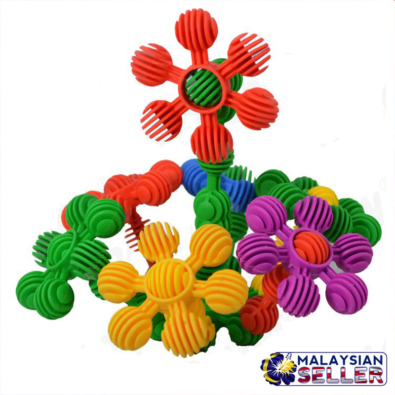 idrop Kids Children Toys - Sunflower Star Interlocking Building Colorful Toy Piece