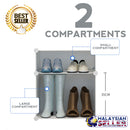 idrop Self Assemble Multi Storage Shoe Compartment Cabinet