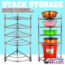 idrop 5 Layer Corner Kitchen Storage Shelf Rack