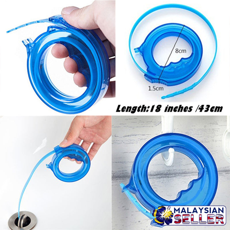 idrop Drainage Hair Clog Remover Strip Cleaning Tool