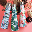 idrop 400ml BANANA FLAMINGO - Floral / Colorful Vacuum Flask