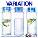 idrop 1.1L GREEN APPLE Glass Drinking Jug + 4pcs Cups