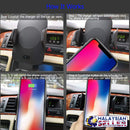 idrop C10 Car Qi Wireless Charger Smartphone Charging Holder Auto Clamp