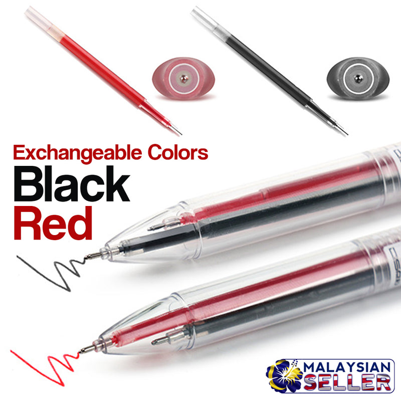 idrop 0.5mm 2 Color Red Black Gel Pen [ 36pcs / Box ]