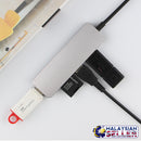 idrop USB C to USB 3.0x3 + SD / TF  Card Reader Multifunction Adapter