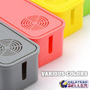 idrop POWER ORGANIZER - Extension Cord Cable Box Storage Manager