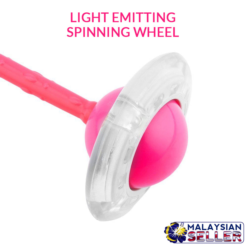idrop Jump & Spin  Children Wheel Skipping Stick Toy - Kids Jumping & Spinning Outdoor Fun Play