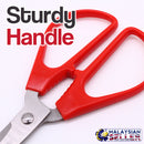 idrop 17cm General Purpose Household Red Scissors [ 5pcs / 10pcs ]