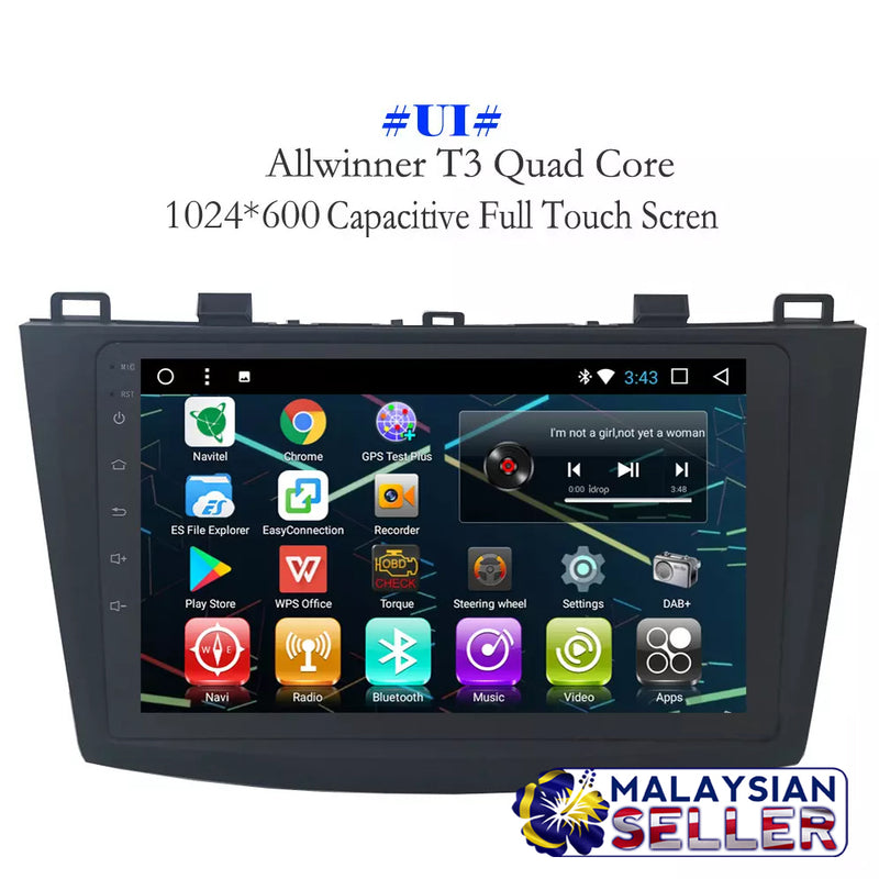 idrop MAZDA 3 [ 2014 Onwards ] HD Touch screen Car Monitor Android  OS Video / Music Player  with WIFI & GPS