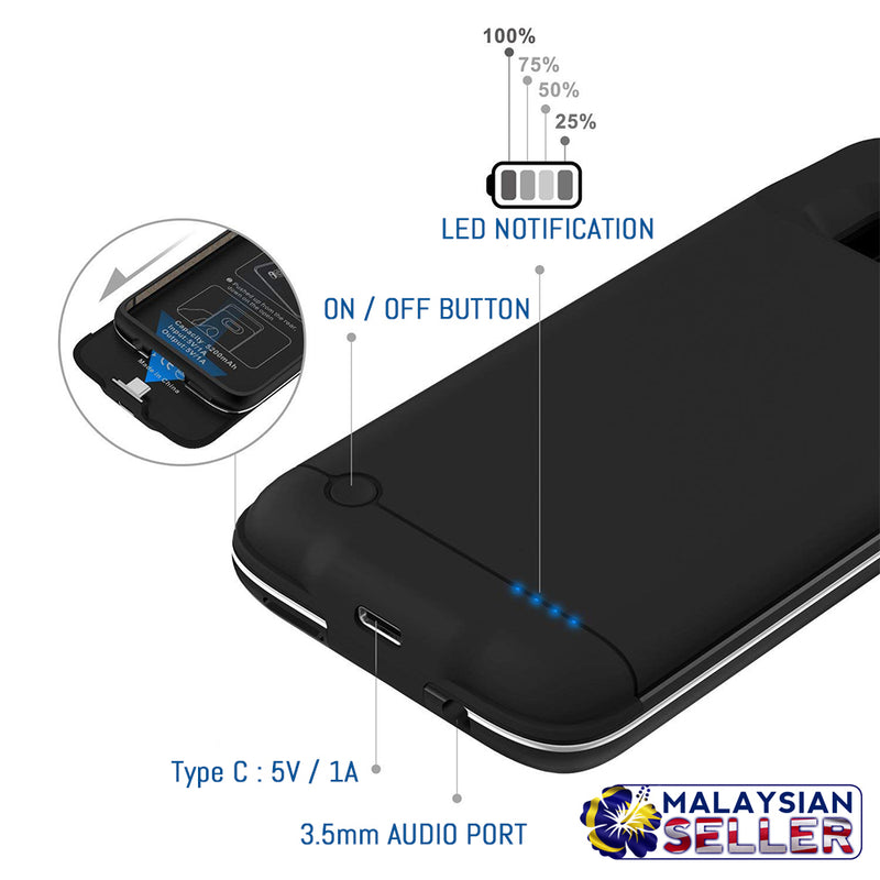 idrop POWER BATTERY 5200 / 4200 mAh Smartphone Case Cover Casing Compatible for S8 & S8 Plus