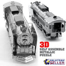 idrop STEAM LOCOMOTIVE TRAIN [ Nano Puzzle ] - 3D Lasercut Metal Puzzle