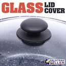 idrop Black Kitchen Cooking Pot with Lid Cover [ 23cm ]