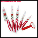 idrop [ 6PCS ] WHITE SWAN - Kitchen Knife Set