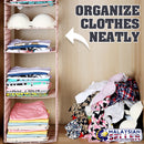 idrop 5 Layer Wardrobe Cabinet Hanging Shelf Rack Clothes Organizer