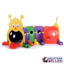 idrop PLAYGROUND - Children Yellow Caterpillar Tunnel ( 4 Sections )