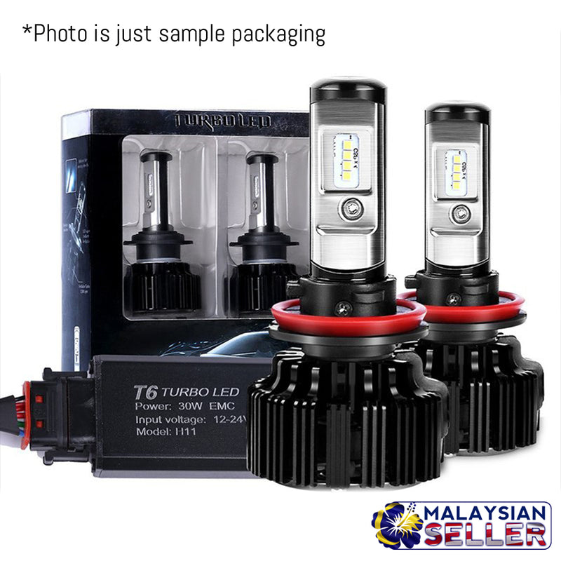 idrop  TURBO LED T6 [ H7 ) ]- Car Headlight Hi Lo Beam 30W EMC 8-48V 6000K