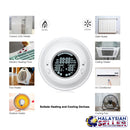 idrop RF-200N Wireless Thermostat Timer - Room Temperature Cooling Heating Device