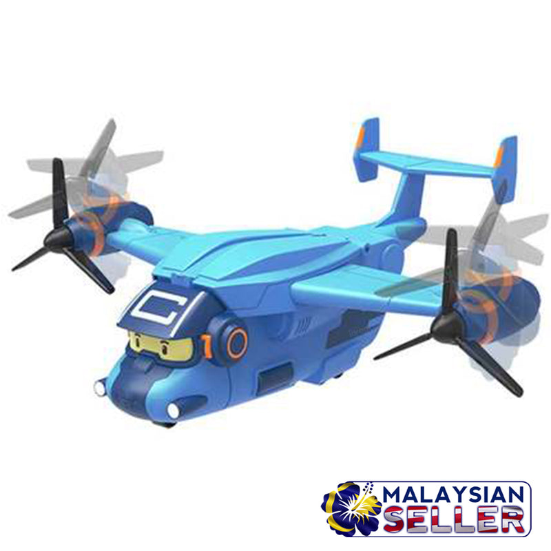 idrop Robo Car Toy Helicopter Plane - Children Play Toy [ RANDOM COLOR ]