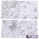 idrop FLOWER MONOGATARI Coloring Book