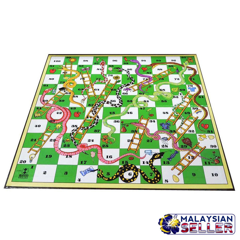 idrop Snake & Ladders [ SPM GAMES ] Multiplayer Competitive Interactive Board Game [ SPM102 ]