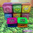 idrop Cartoon Face Square Sharpener [ 48pcs Box ]