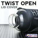 idrop 1.2L HAPPY Glass Drinking Bottle