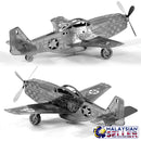idrop MUSTANG P-51 [ Nano Puzzle ] - 3D Lasercut Metal Puzzle