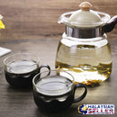 idrop 1 Liter - Drinking Glass Tea Pot