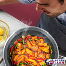 idrop [ 34CM ] Hu Li Cooking Wok Frypan with Textured Inner Surface