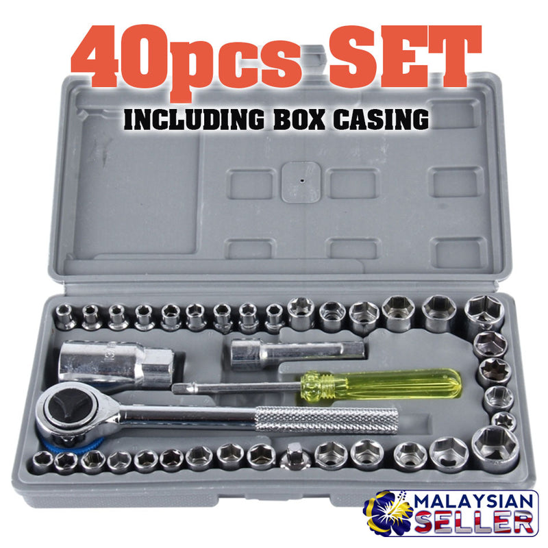 idrop AIWA [ 40pcs ] Combination Socket Wrench Set