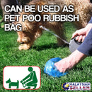 idrop Disposable Rubbish Plastic Bag [ 40cm x 45cm ] [ 1 Roll 5 Roll ] [ 20 sheet per roll ]