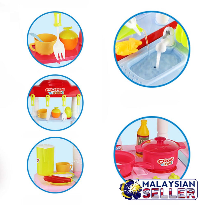 idrop Children's Cook Fun Toy Kitchen Set