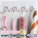 idrop Wall Mounted Household 2 Hook Hanger [ 20pcs ]