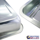 idrop STAINLESS STEEL Food Serving Tray [ 44cm x 34cm ]
